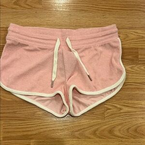H&M Pink Terry Athletic Shorts